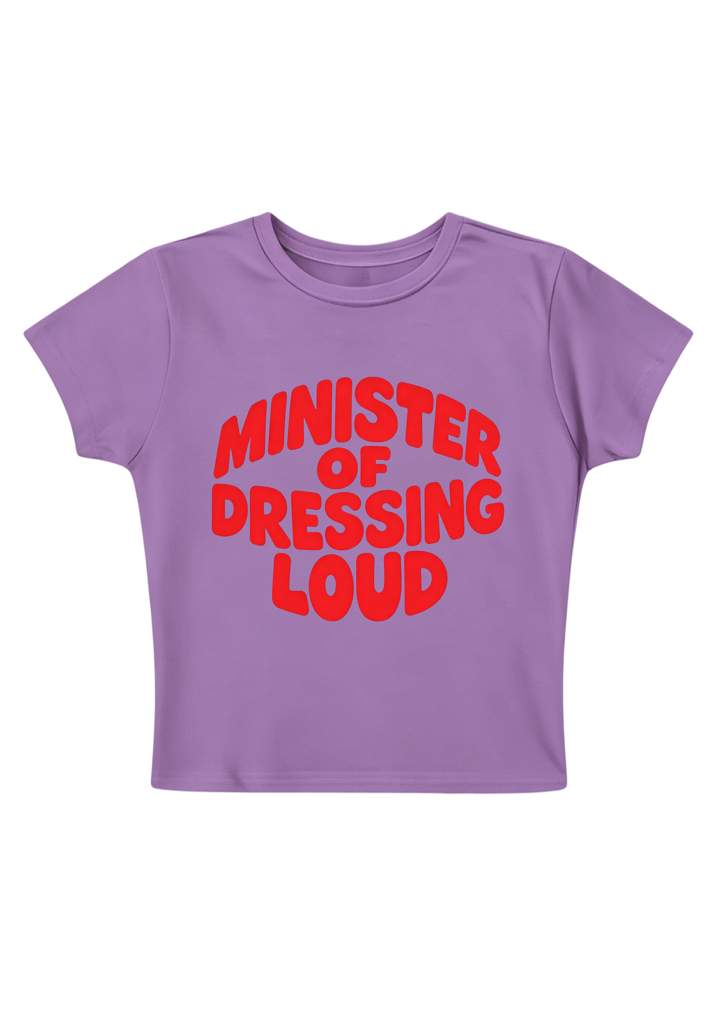 Minister Of Dressing Loud Y2K Baby Tee