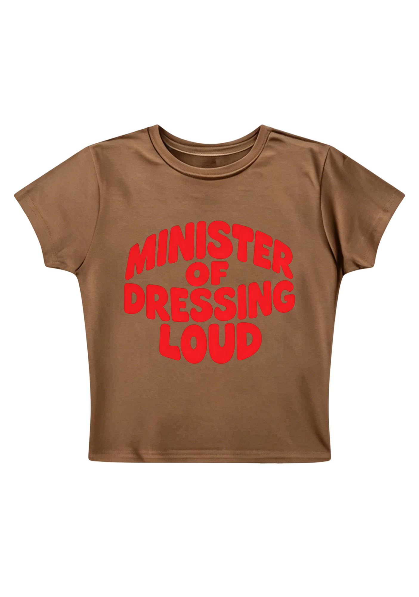 Minister Of Dressing Loud Y2K Baby Tee