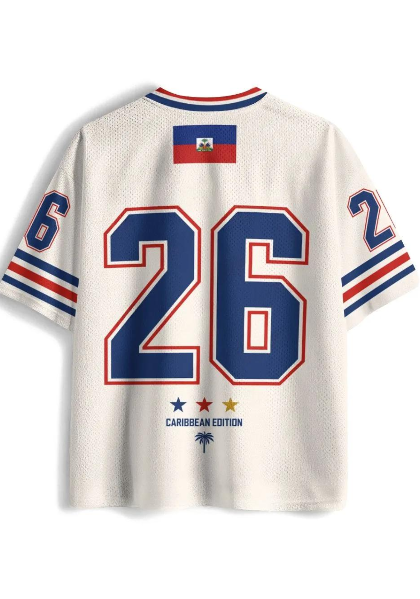 Haiti Caribbean Match 26 Mesh Jersey Shirts