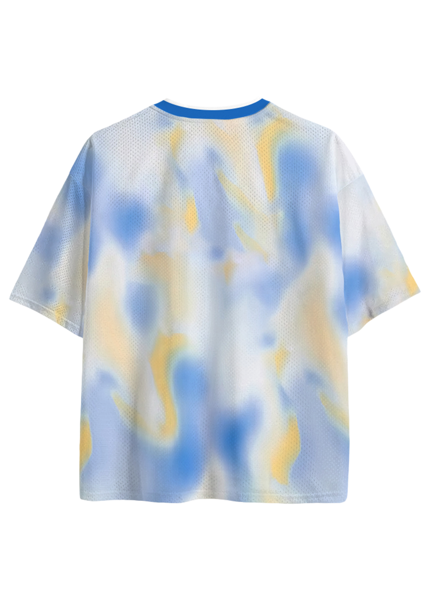 Vintage Tie-Dye Argentina Football Mesh Jersey Shirts