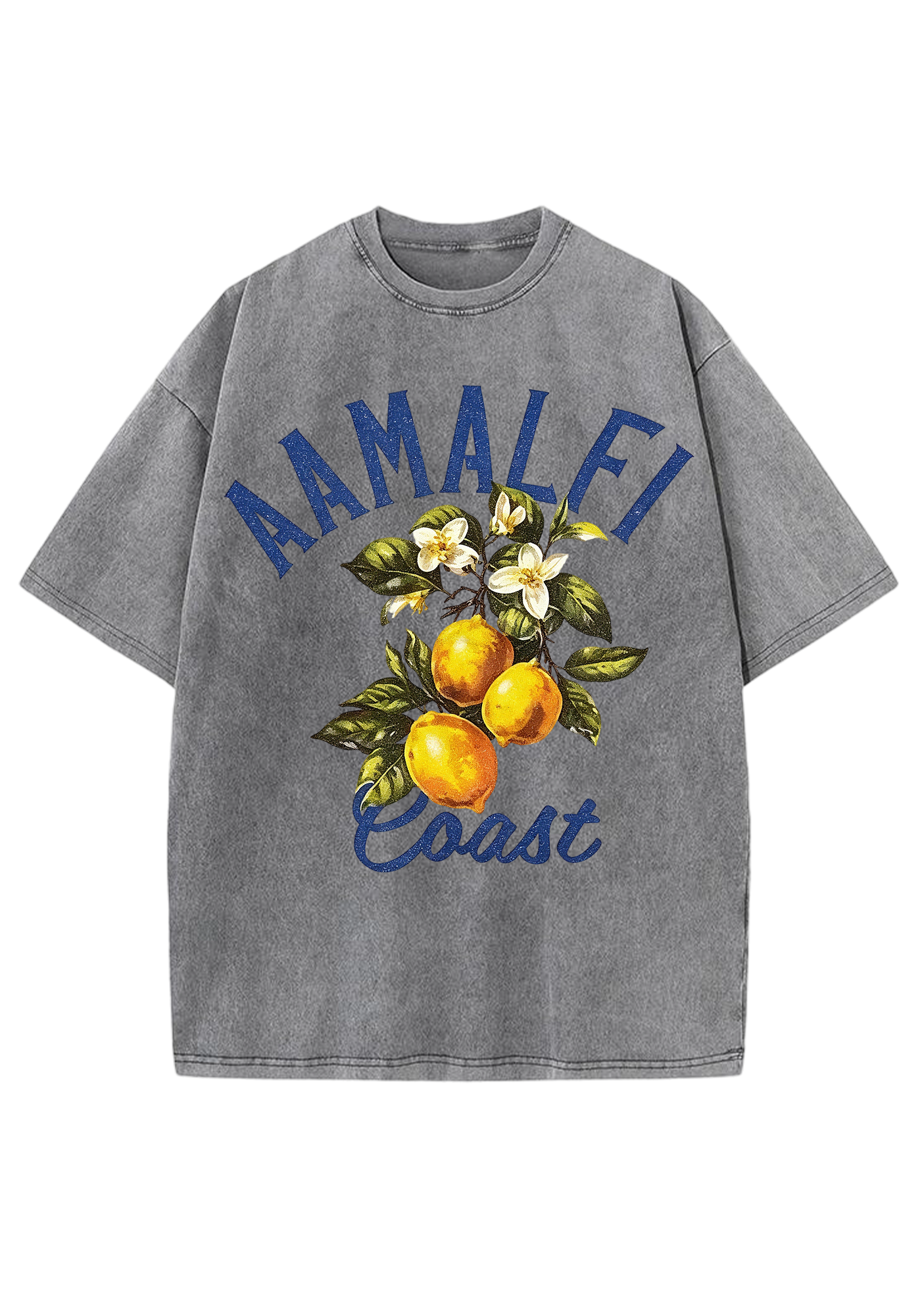 Amalfi Coast Vintage Lemon Branch Washed Tee