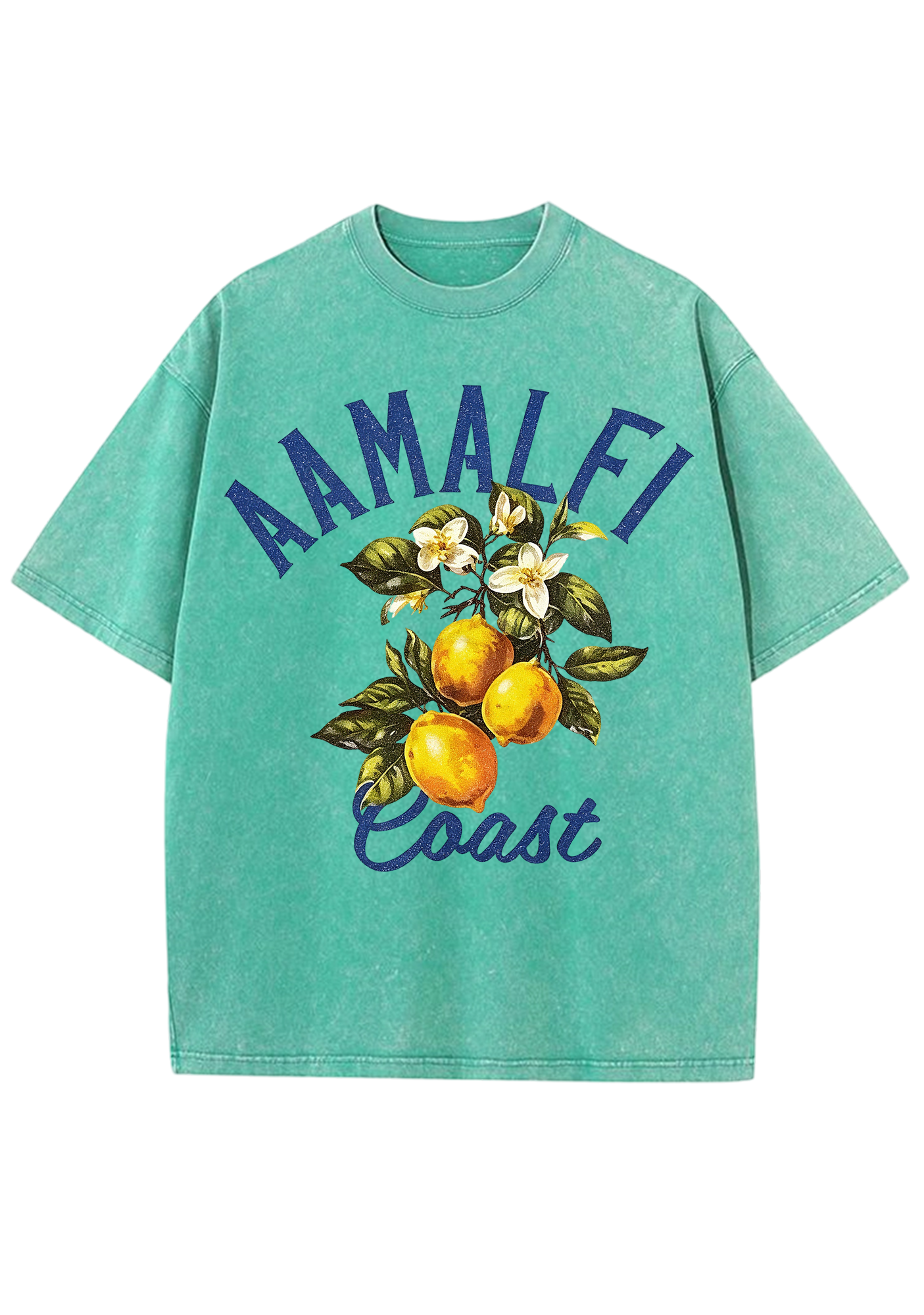 Amalfi Coast Vintage Lemon Branch Washed Tee