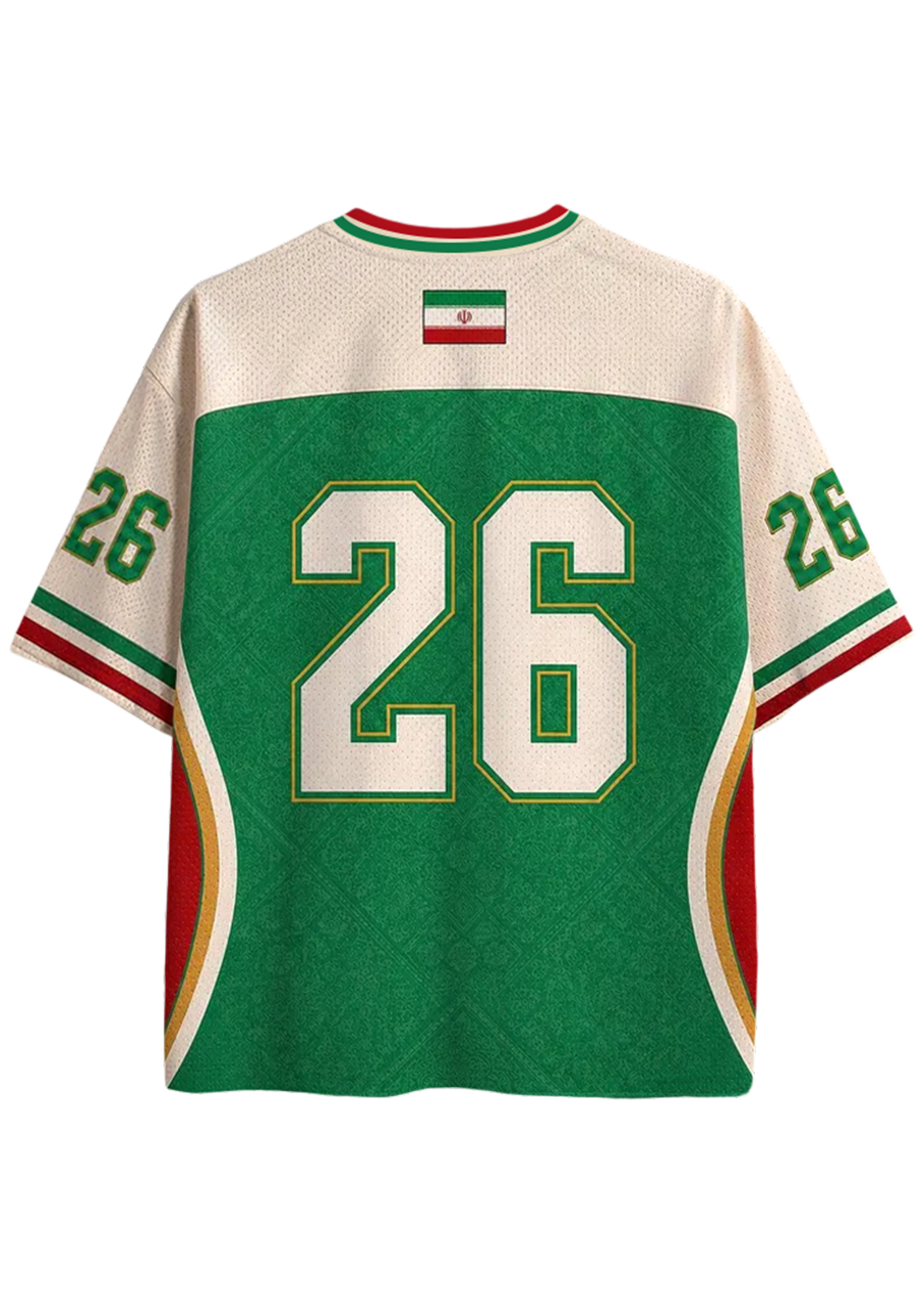  2026 Persian Iran Retro Mesh Jersey Shirts