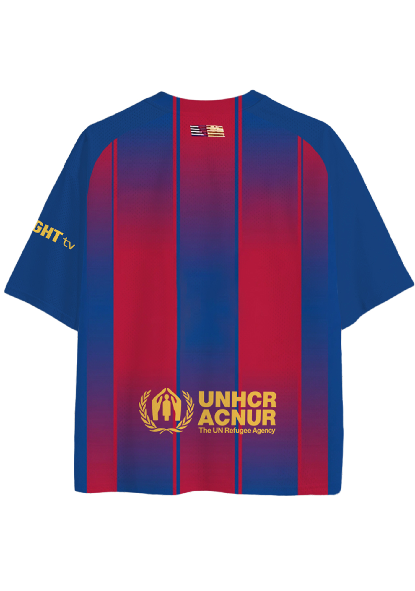 Barcelona Inspired Graphic Mesh Jersey Shirts