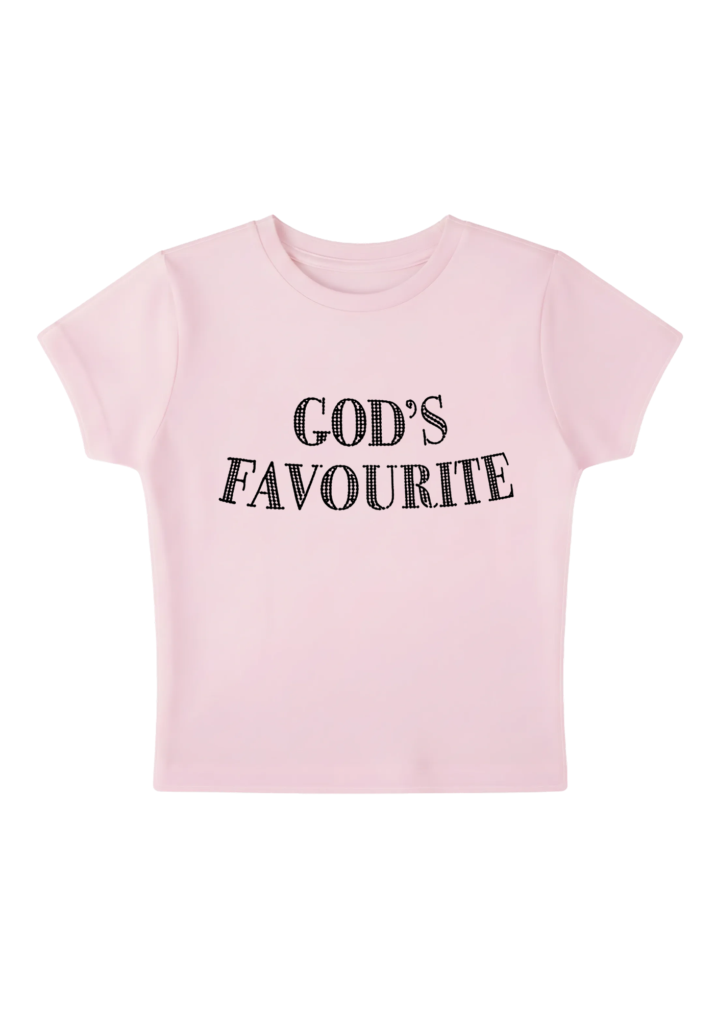 God's Favourite Y2K Baby Tee