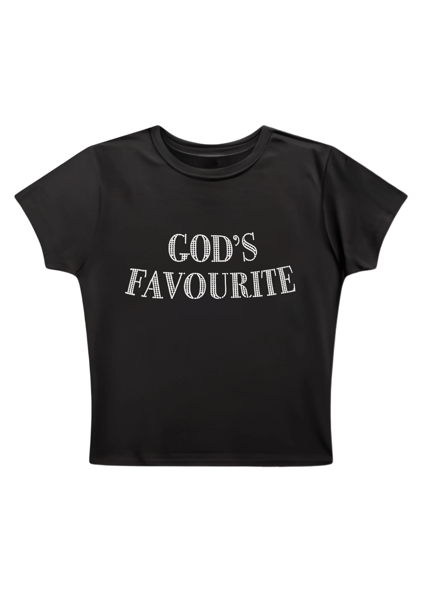 God's Favourite Y2K Baby Tee