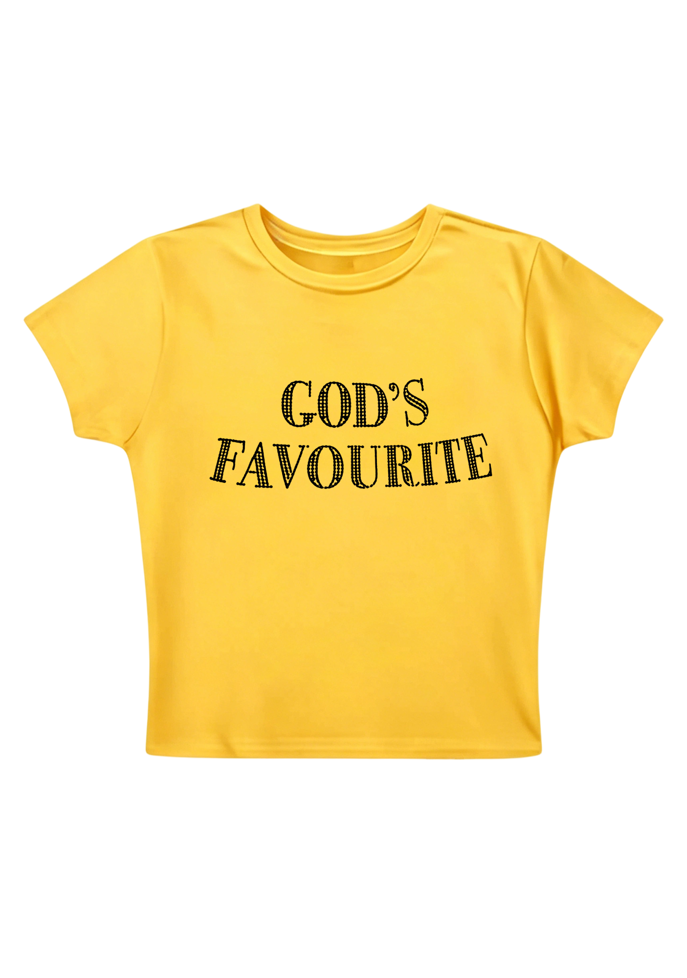 God's Favourite Y2K Baby Tee