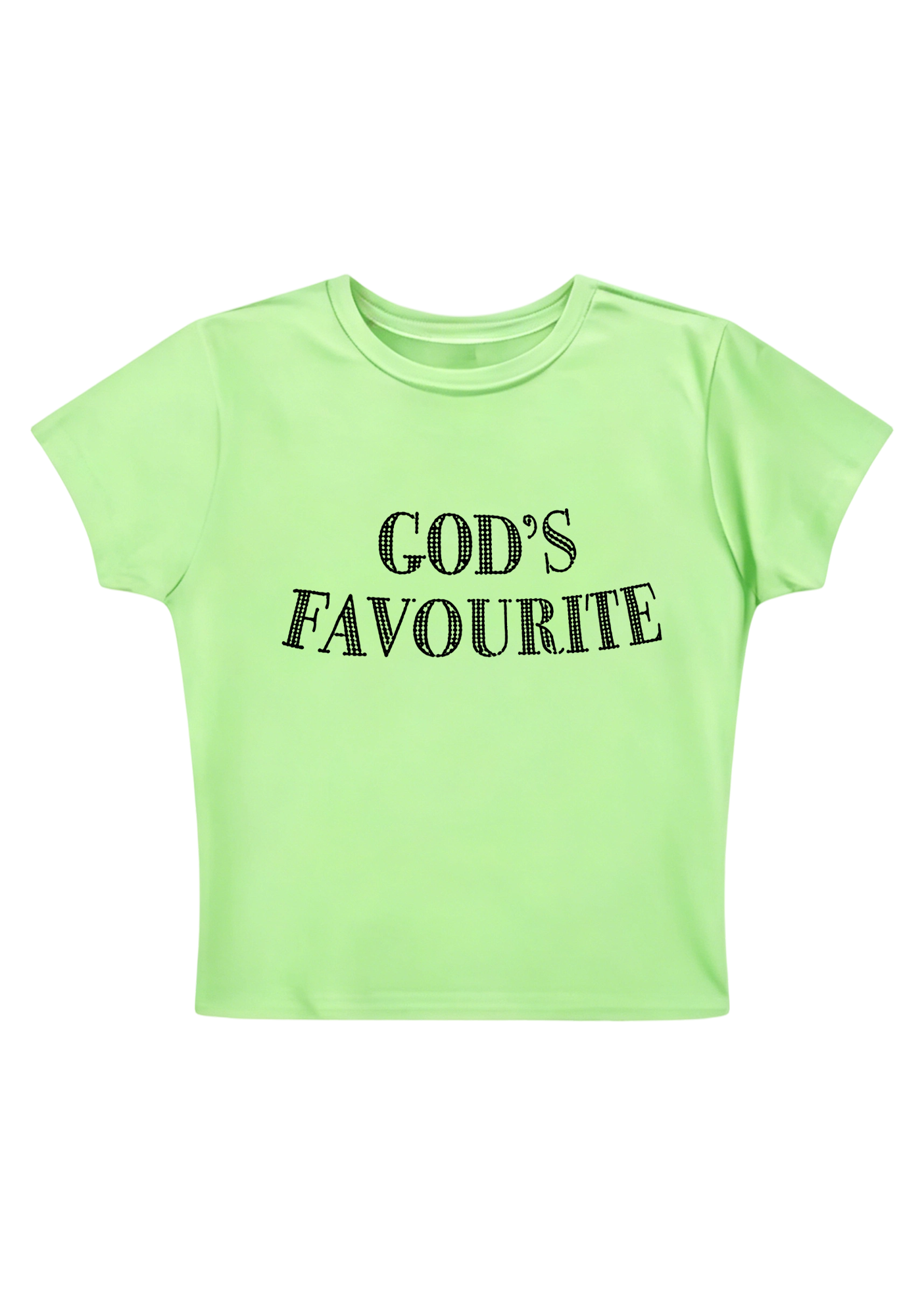 God's Favourite Y2K Baby Tee