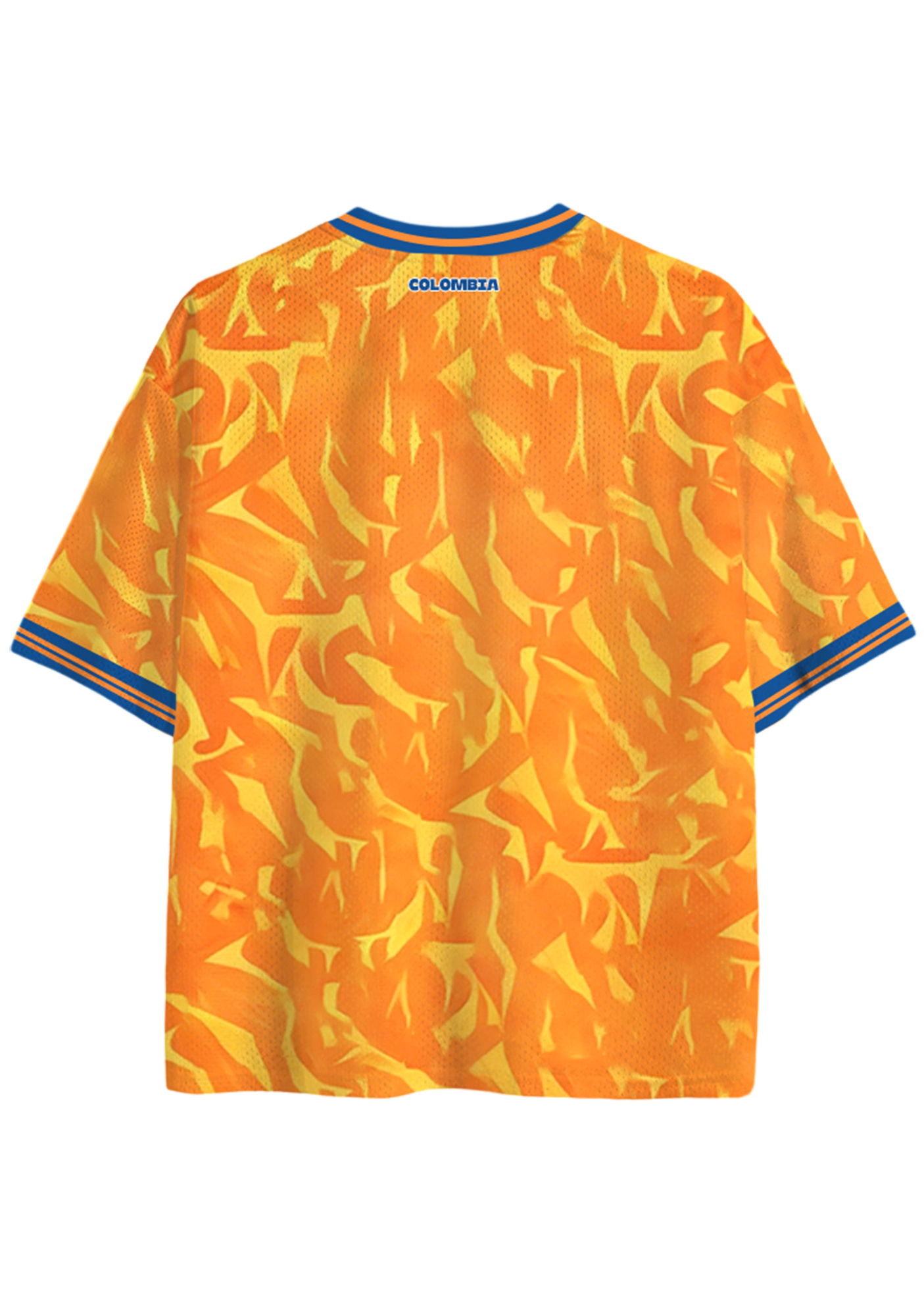 Jesus Graphic Colombian Mesh Jersey Shirts
