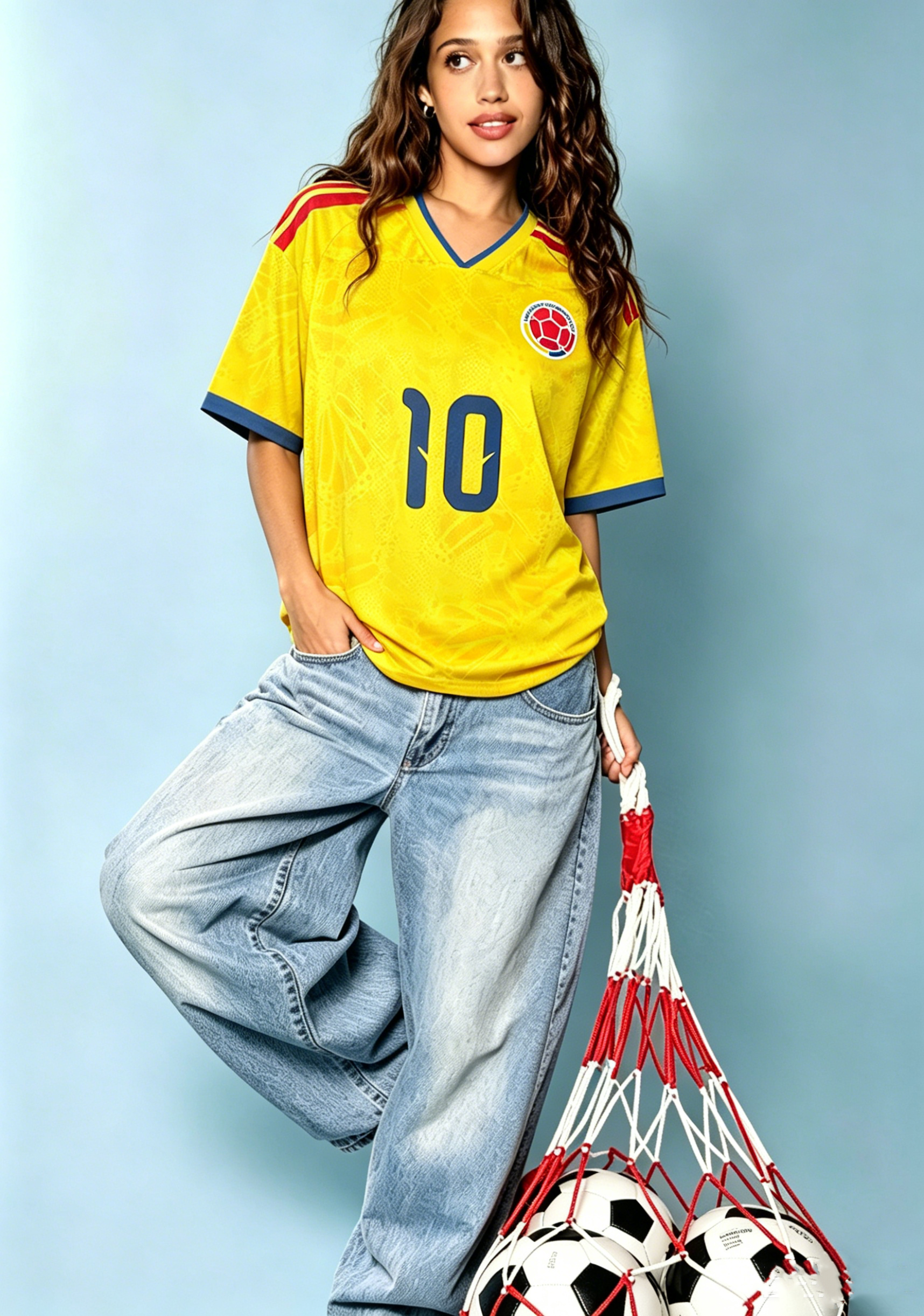Colombia #10 Mesh Jersey Shirts