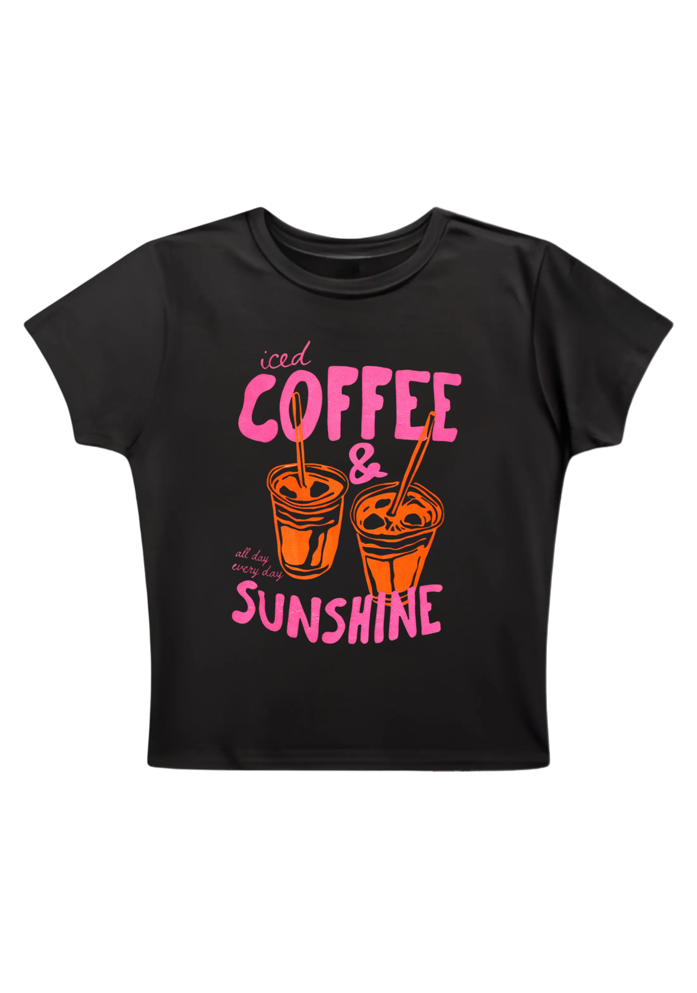 All Day Every Day Y2K Baby Tee