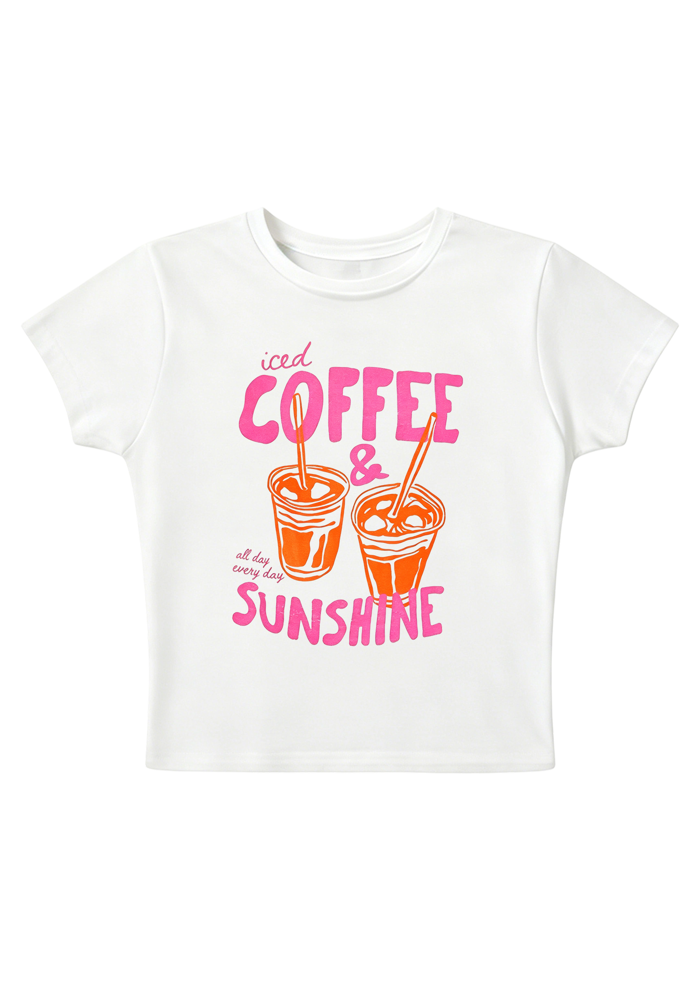 All Day Every Day Y2K Baby Tee