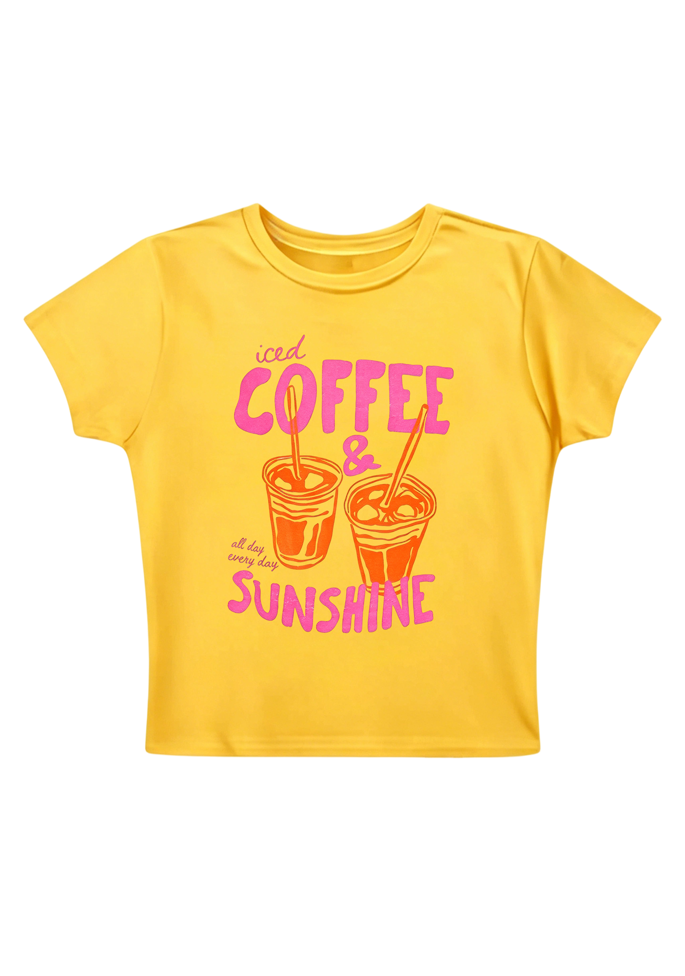 All Day Every Day Y2K Baby Tee