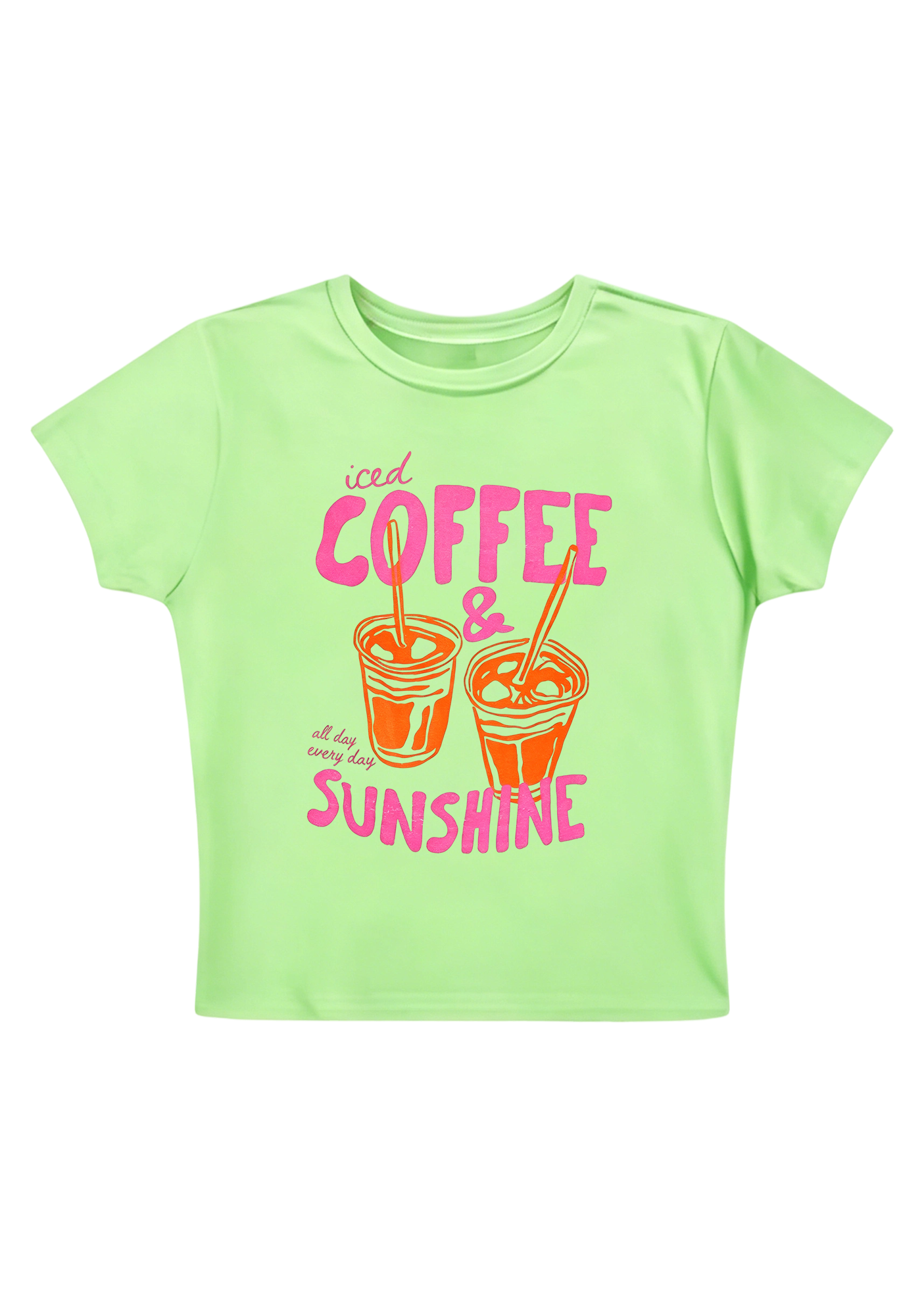 All Day Every Day Y2K Baby Tee