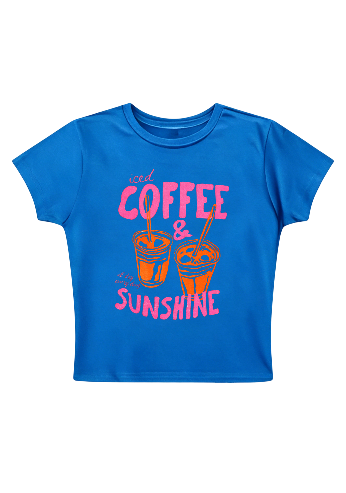All Day Every Day Y2K Baby Tee