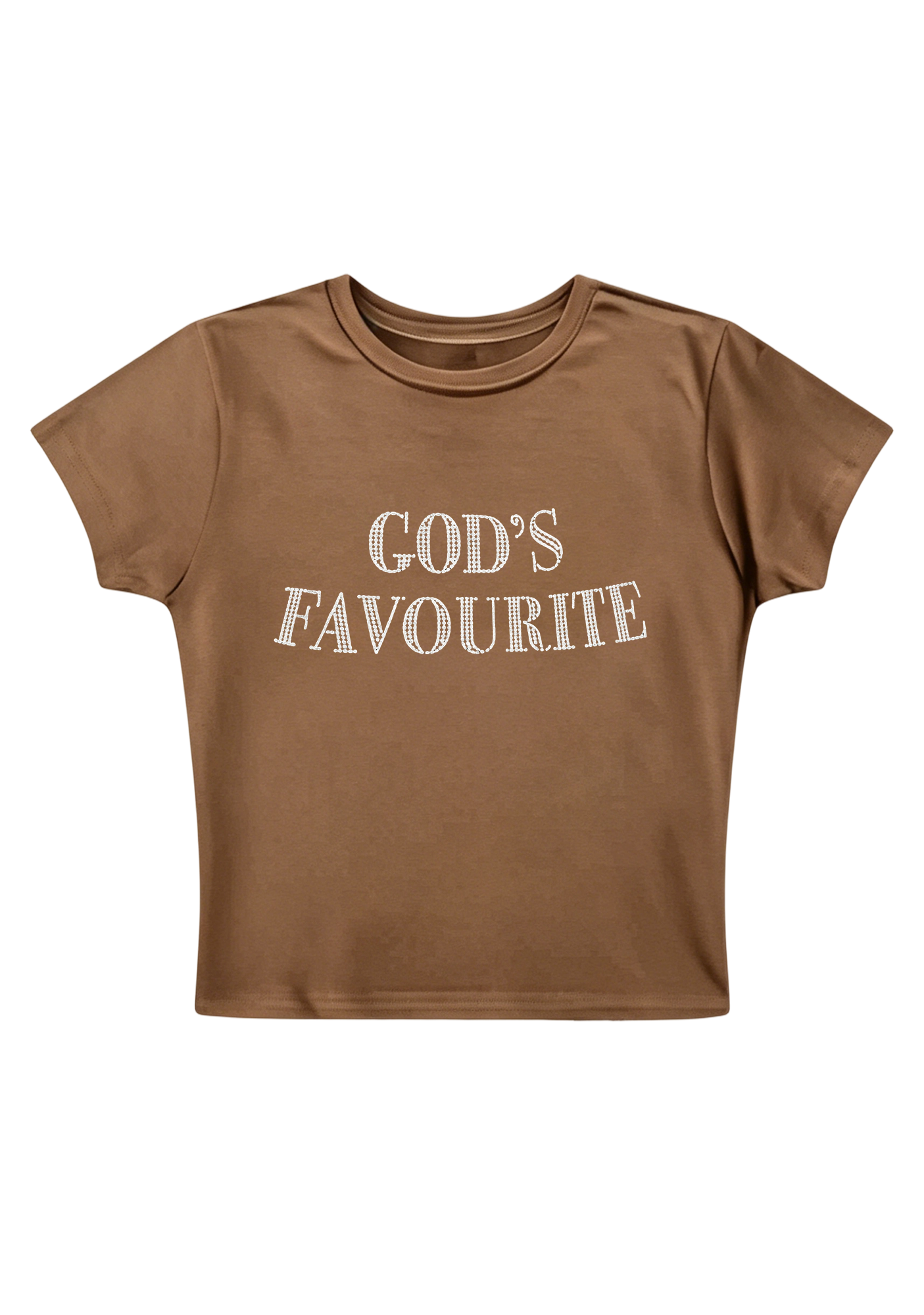 God's Favourite Y2K Baby Tee