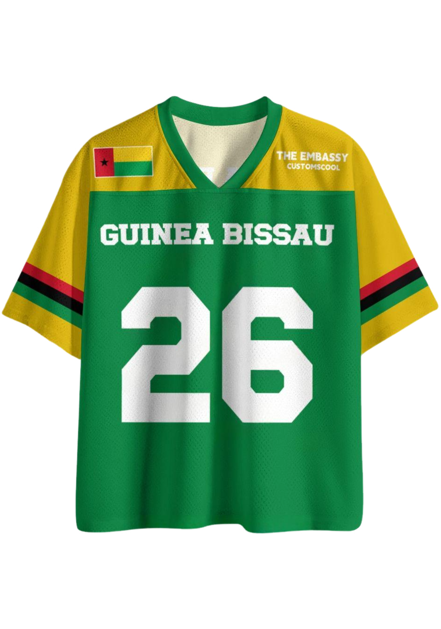 Guinea Bissau #26 Mesh Jersey Shirts