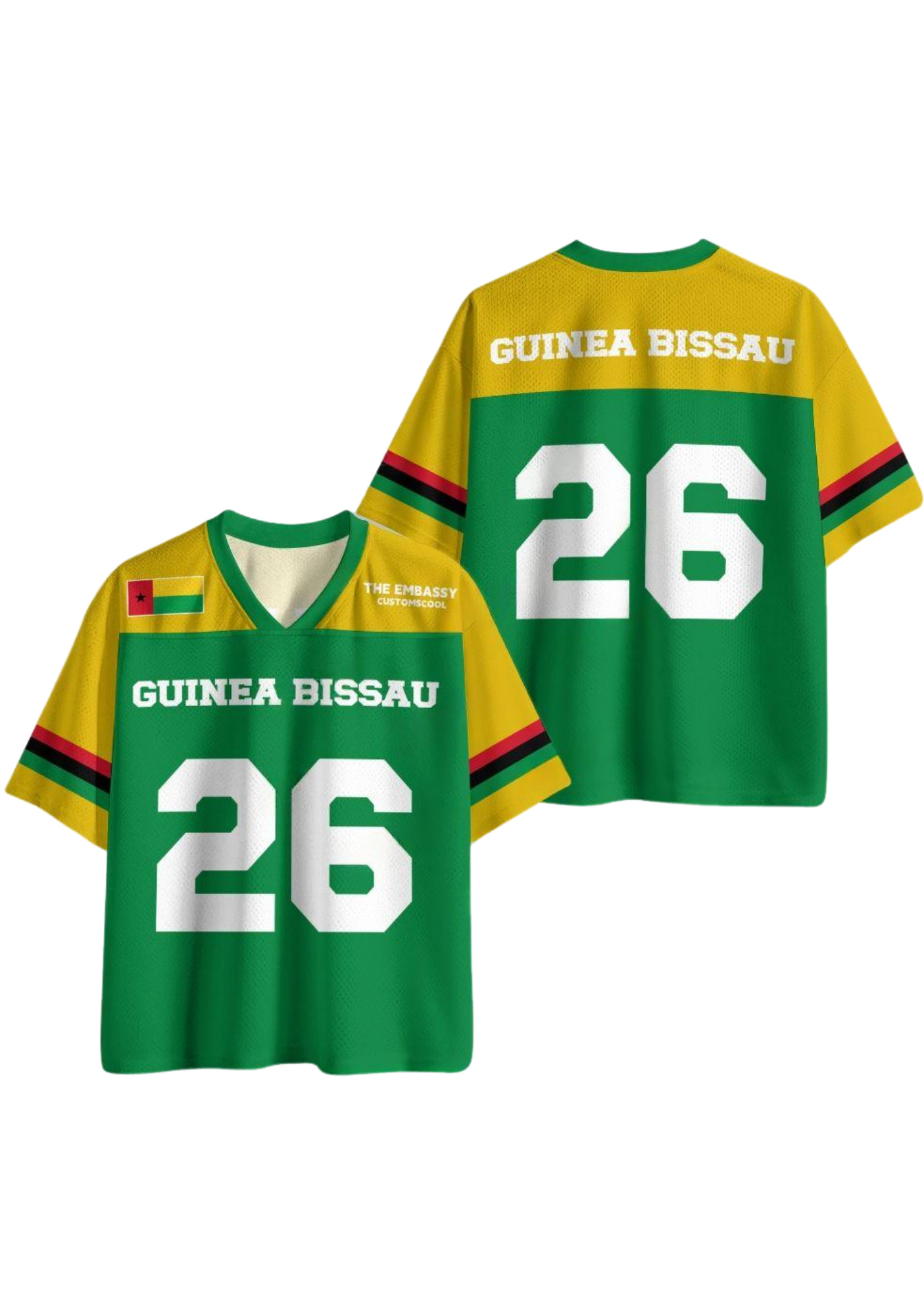 Guinea Bissau #26 Mesh Jersey Shirts