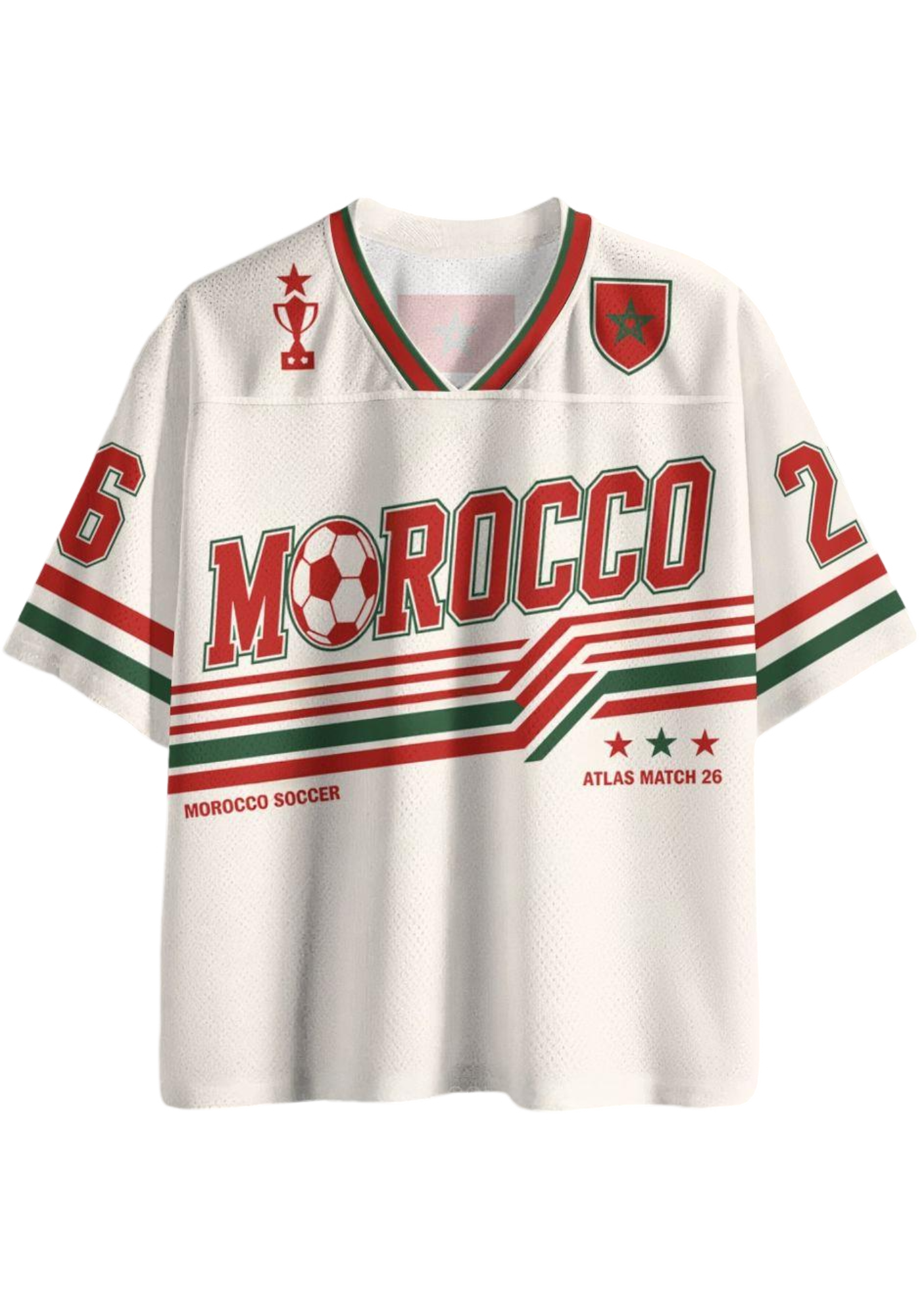Morocco Atlas Lions #26 Mesh Jersey Shirts