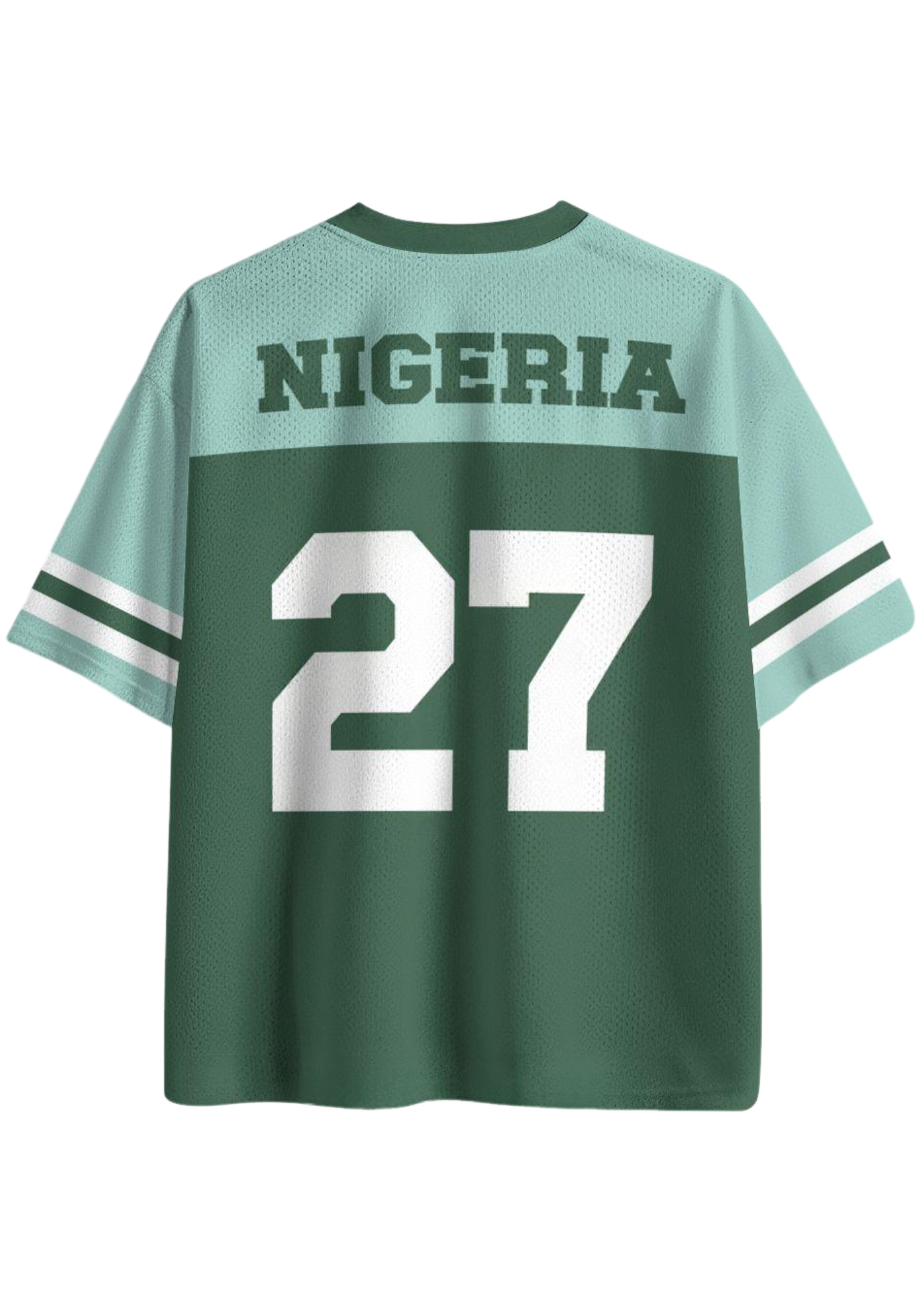 Nigeria Flag #27 Mesh Jersey Shirts