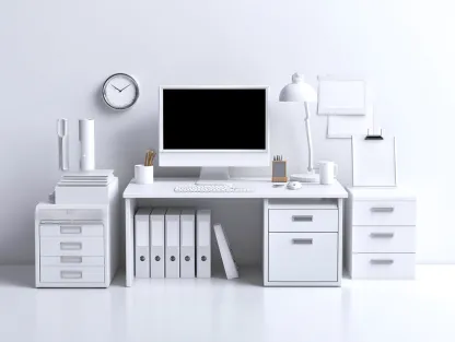 Mesa de oficina madera con cajonera 140x60x75 cm - blanco - para despacho - diseño moderno-Dengoyard