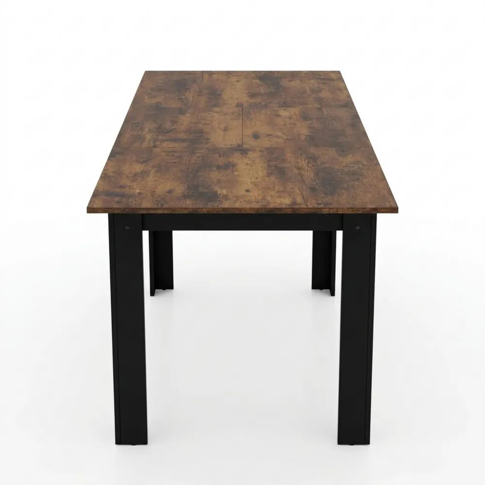 Ausziehbarer Esstisch für 4-6 Personen mit Metallbeinen-Glowiho