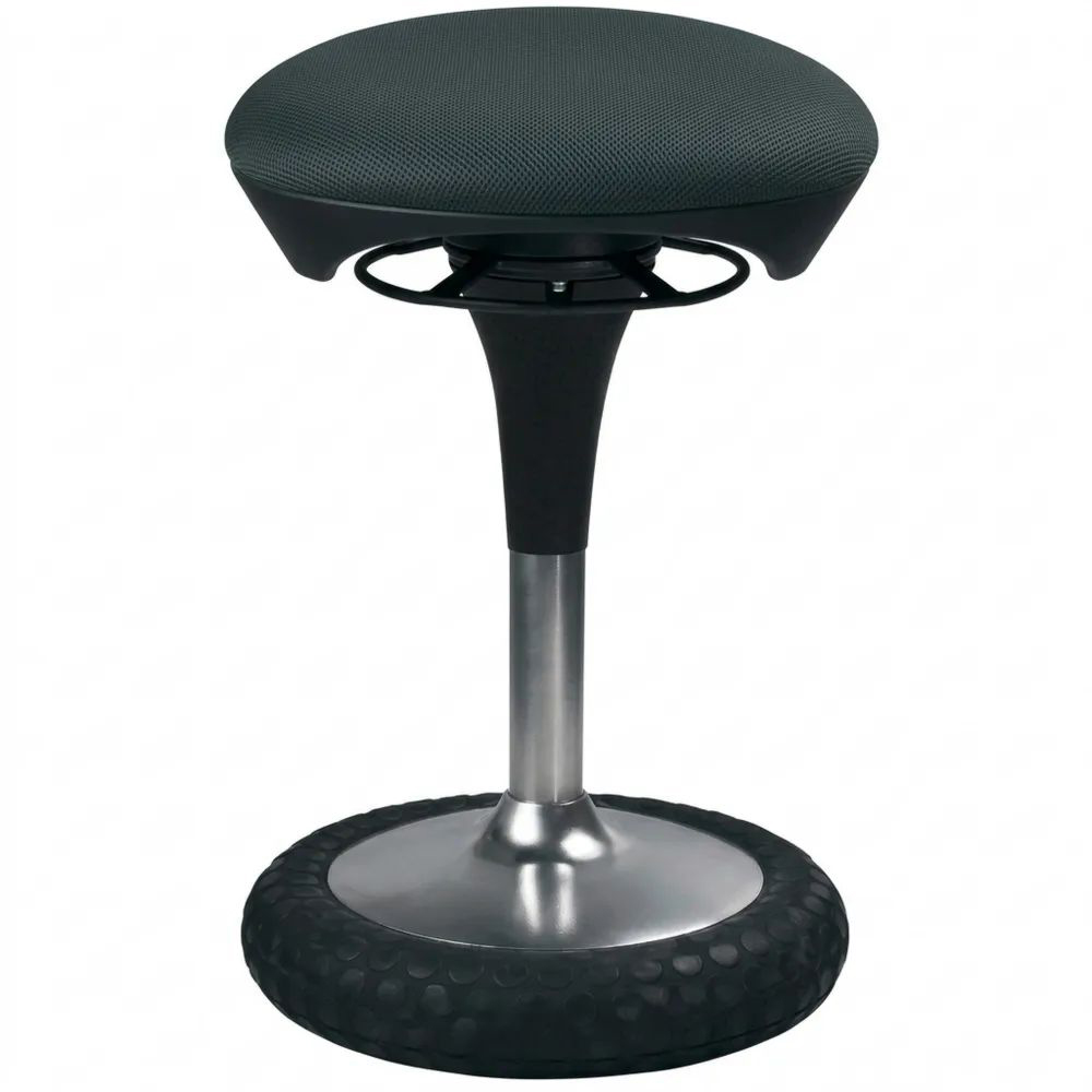 Ergonomischer Bürohocker in Schwarz-Calmtran