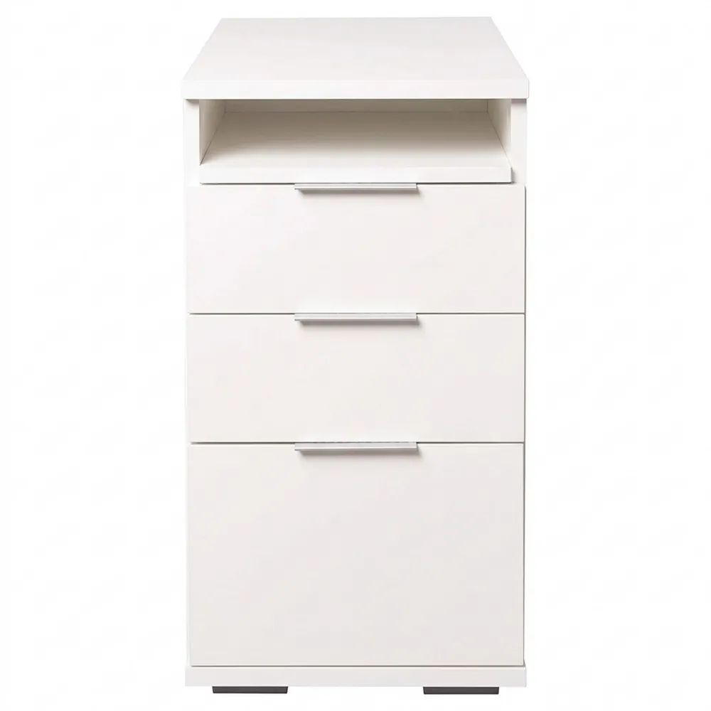 Moderner Rollcontainer mit Schubladen und Regal für Büro-Calmtran