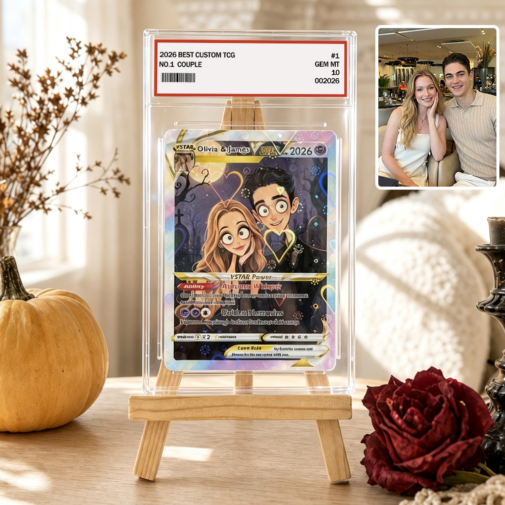 Custom Gothic Couple Anime Art Classic Card Pokecard