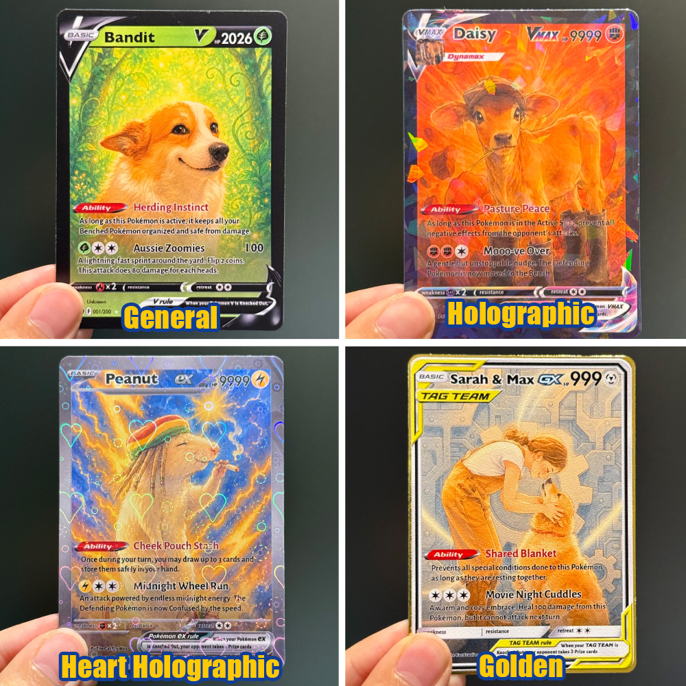 50% OFF🤩Personalized Pet Anime Art Trading Card