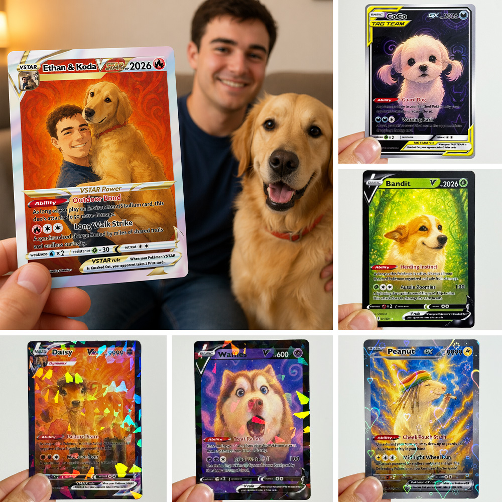 50% OFF🤩Personalized Pet Anime Art Trading Card