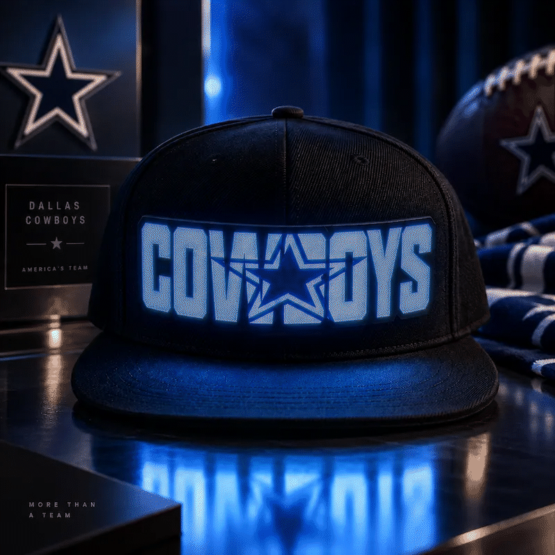 American Football 32 Team Fan LED Light-Up Snapback Cap 2026
