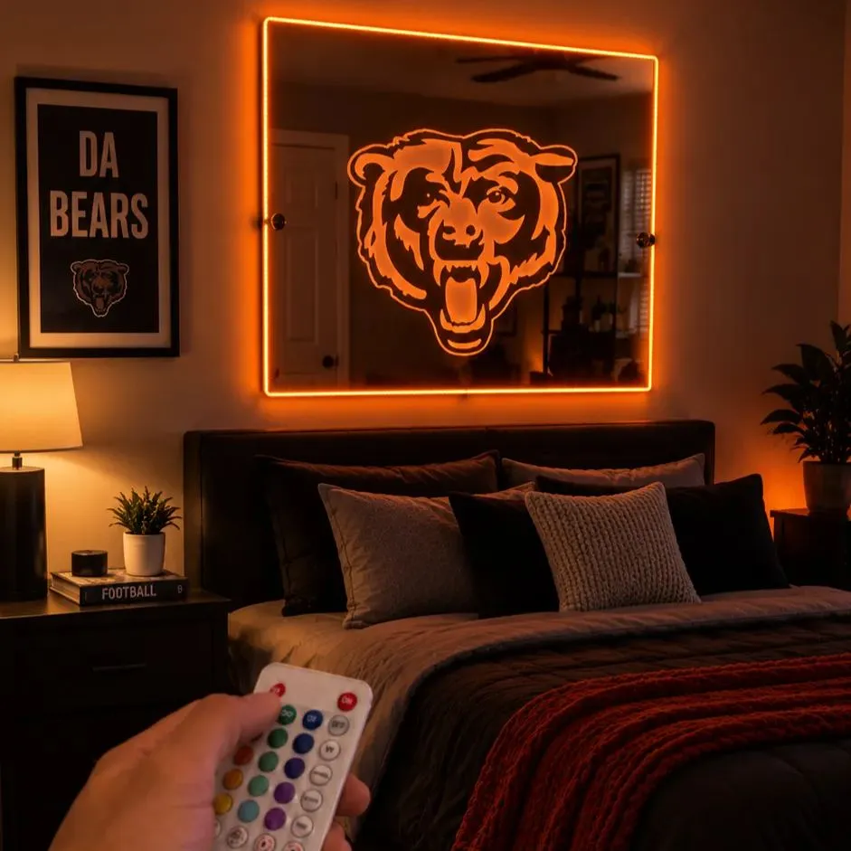 Football Teams LED Mirror Lights