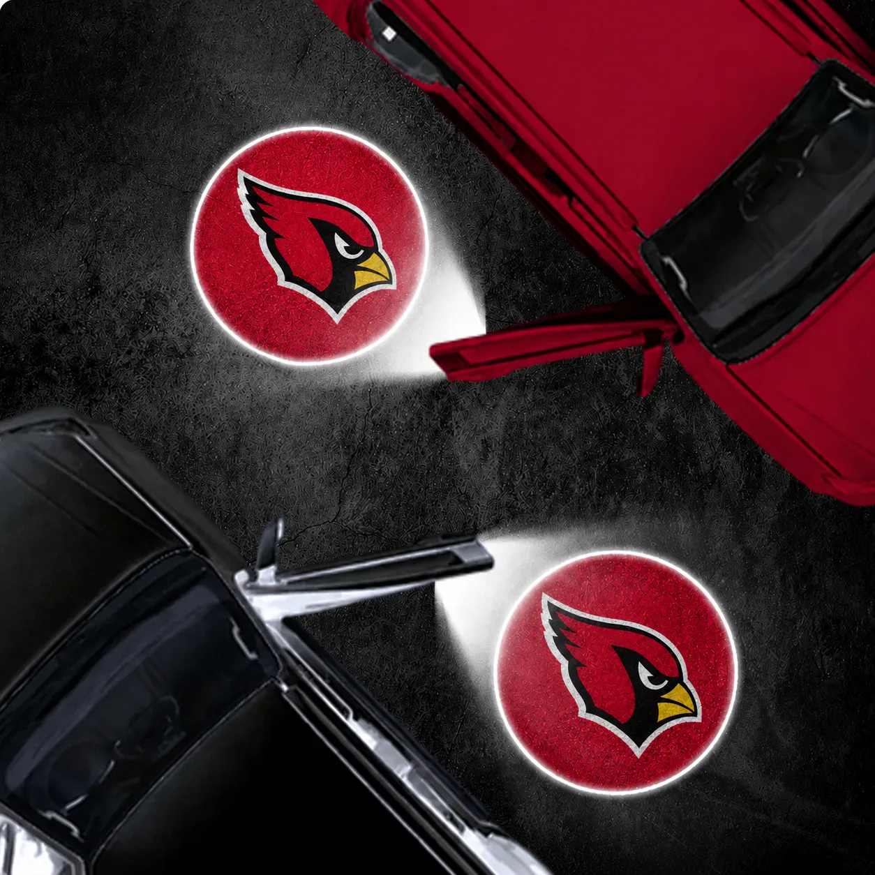 Football Team Car Door Projector Lights