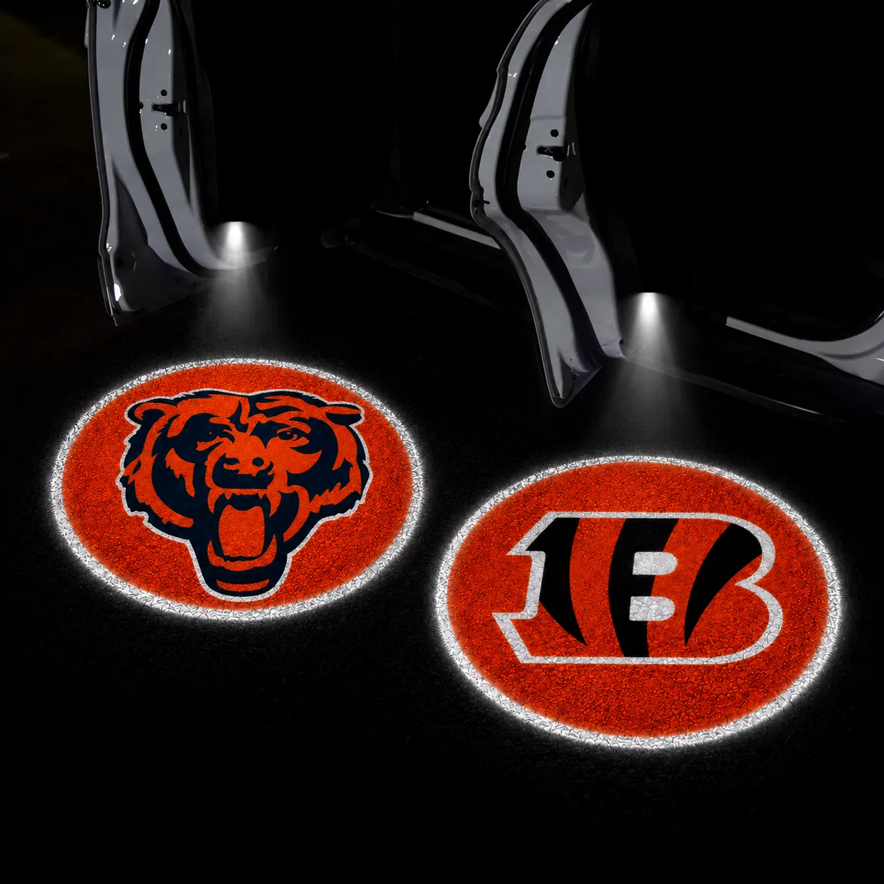 Football Team Car Door Projector Lights