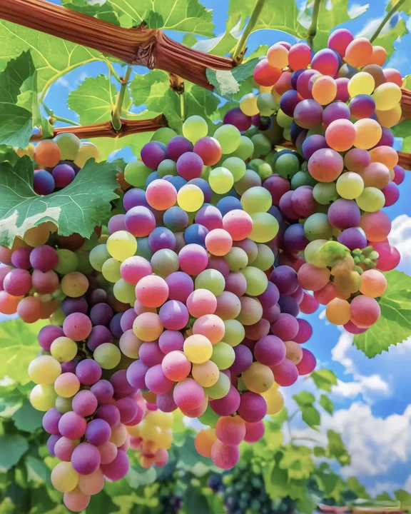 🍇Semená obrovského hrozna: s tenkými koreňmi, veľké a bez semien 🌿