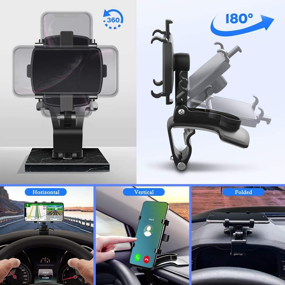 Univerzálny 360° držiak na telefón do palubnej dosky 📱🚗