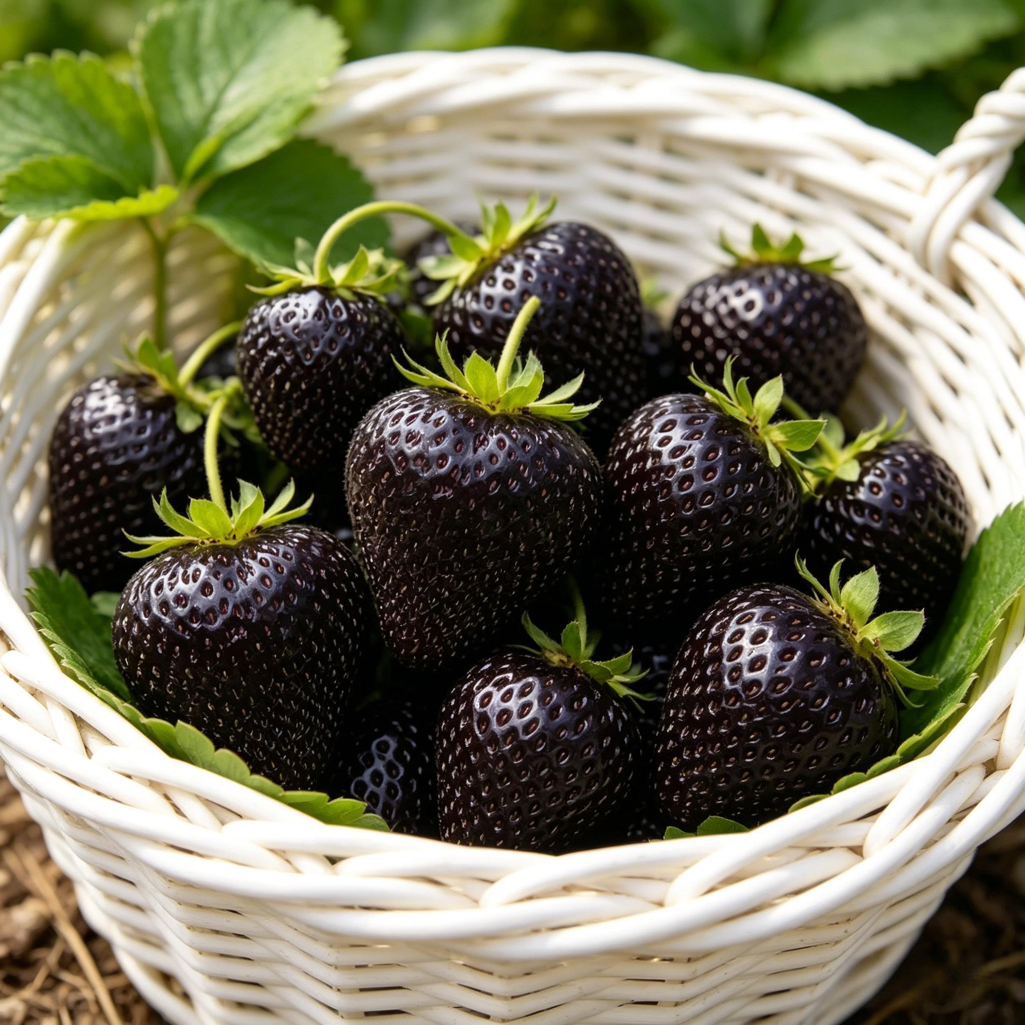 🍓Semená obrovských jahôd Black Diamond – sladké, bohaté na živiny a ľahko sa pestujú doma😍