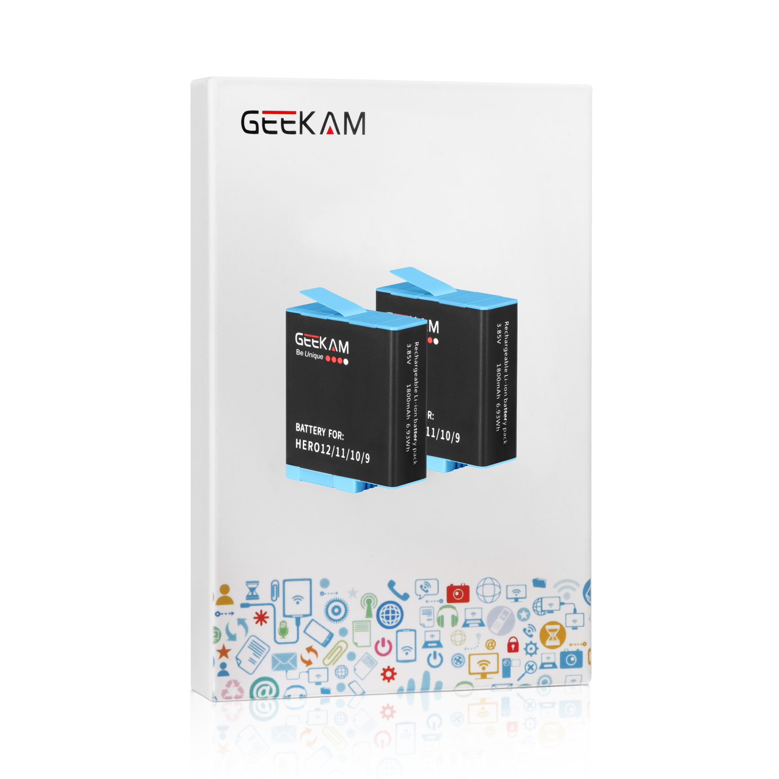 for GoPro 9 10 11 12 AHDBT-901