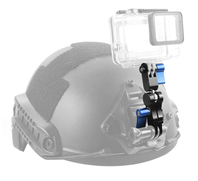 360-Degree Rotating Mount, Universal Adjustable Arm, Metal Action Camera Mount