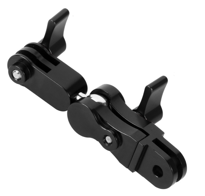 360-Degree Rotating Mount, Universal Adjustable Arm, Metal Action Camera Mount