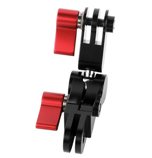 360-Degree Rotating Mount, Universal Adjustable Arm, Metal Action Camera Mount