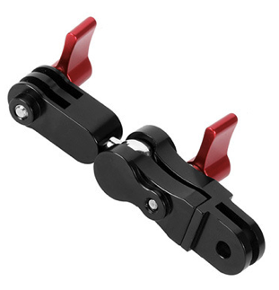 360-Degree Rotating Mount, Universal Adjustable Arm, Metal Action Camera Mount