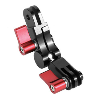 360-Degree Rotating Mount, Universal Adjustable Arm, Metal Action Camera Mount