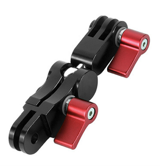 360-Degree Rotating Mount, Universal Adjustable Arm, Metal Action Camera Mount
