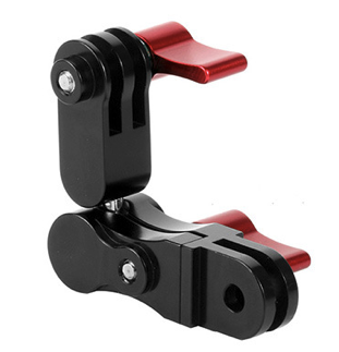 360-Degree Rotating Mount, Universal Adjustable Arm, Metal Action Camera Mount