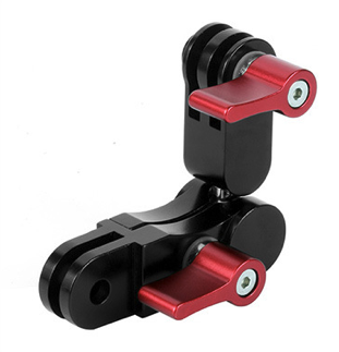 360-Degree Rotating Mount, Universal Adjustable Arm, Metal Action Camera Mount