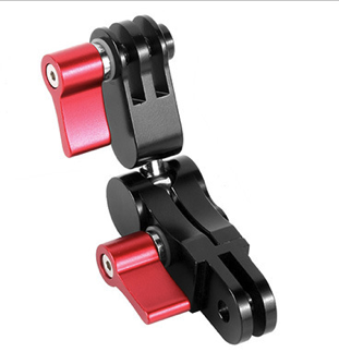 360-Degree Rotating Mount, Universal Adjustable Arm, Metal Action Camera Mount