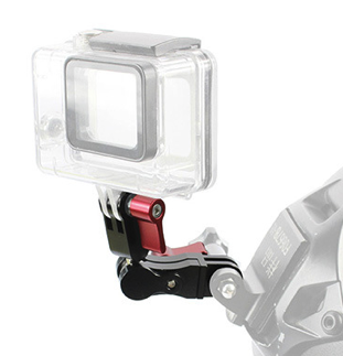 360-Degree Rotating Mount, Universal Adjustable Arm, Metal Action Camera Mount