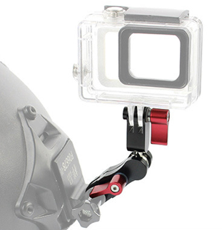 360-Degree Rotating Mount, Universal Adjustable Arm, Metal Action Camera Mount